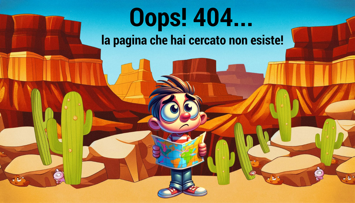 404 - pagina non trovata