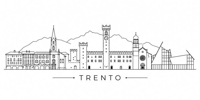 Skyline di Trento - Consulente SEO Matteo Dalla Vecchia