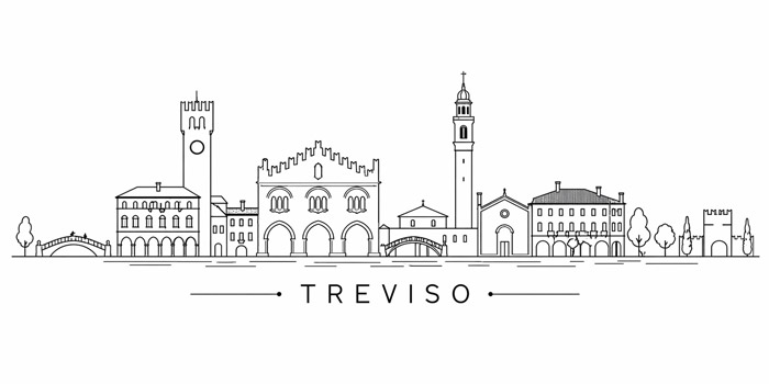 Skyline di Treviso - Consulente SEO Matteo Dalla Vecchia