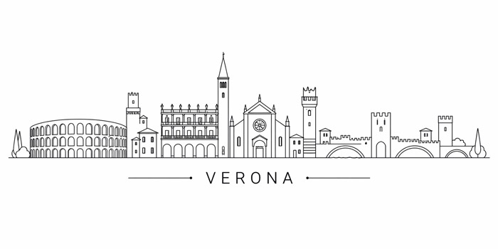 Skyline di Verona - Consulente SEO Matteo Dalla Vecchia